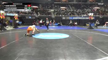 184 lbs Champ. Round 2 - Tyler Withers, Merchant Marine vs Gabe Monroe, Coast Guard