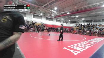 215 lbs Consolation - Isaiah Puckett, Concord vs Ryan Greenwaldt, Kingswood