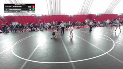 16U Girls - 120 lbs 5th Place Match - Olivia Konop, Mukwonago High School Wrestling vs Memphis Laakonen, Ashland Wrestling Club