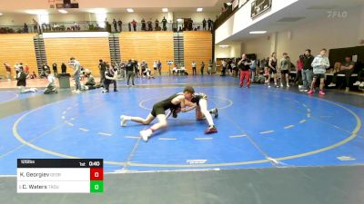 126 lbs Consi Of 8 #2 - Kristiyan Georgiev, Georgia vs Calvin Waters, Troup Wrestling