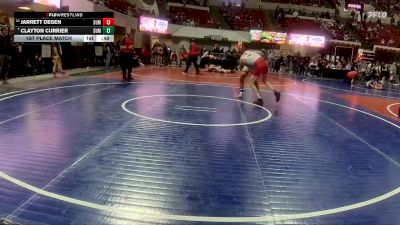 160 lbs 1st Place Match - Jarrett Degen, Big Game Wrestling Club MT vs Clayton Currier, MT State Northern