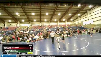 62 lbs Cons. Semi - Zachary De Hoyos, Sons Of Atlas vs Cannon Waite, Excalibur Wrestling Club