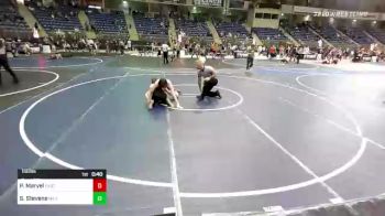 160 lbs Consi Of 8 #1 - Porter Marvel, Eastside United vs Scott Stevens, Mile High WC