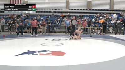 80 lbs Cons. Sub-rd Of 16 - Jonny Young, Midwest Regional Training Center vs Luca Pavia, Monster Garage Wrestling