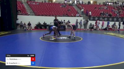 57 kg Cons 16 #2 - Lincoln Robideau, MN Elite Wrestling Club vs Quincey Crawford, BullTrained Wrestling