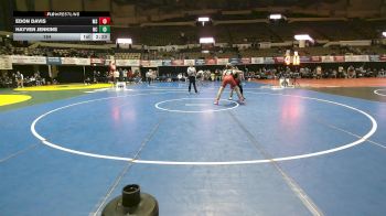 184 lbs Quarters & Wb (16 Team) - Hayven Jenkins, Newberry College vs Edon Davis, MSU Moorhead