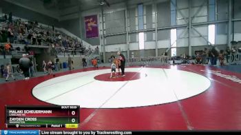 43-47 lbs Round 2 - Malaki Scheuermann, Lakeland WC vs Zayden Cross, Washington