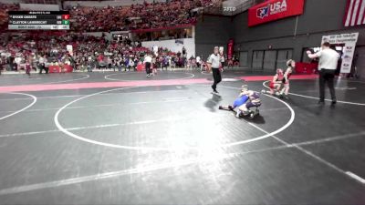 72 lbs Cons. Round 4 - Clayton Lambrecht, Kewaunee vs Ryker OKeefe, Lodi Wrestling Club