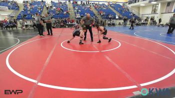 110 lbs 5th Place - Haylin Higgins, Pawnee Wrestling Club vs Able Jones, Mannford Pirate Youth Wrestling