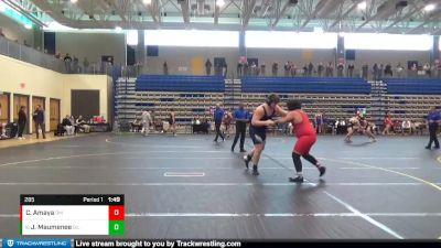 285 lbs Semifinal - Jameson Maumenee, Gilman School vs Chris Amaya, DeMatha Catholic