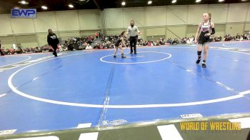 60 lbs Semifinal - Haven Pohlsander, OK Supergirls Black vs Bree Leyba, Sisters On The Mat Black