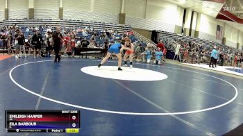 143 lbs Semifinal - Emileigh Harper, PA vs Eila Barbour, IL