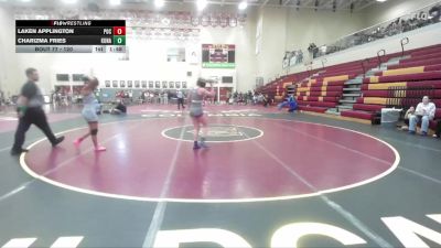 120 lbs Champ. Round 2 - Charizma Fries, Kuna vs Laken Applington, Pocatello