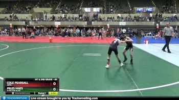 65 lbs Quarterfinal - Cole Pearsall, ANML vs Miles Maes, X-Factor Elite