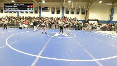 126 lbs Round Of 16 - Jessica Ciaffi, Lincoln-Sudbury vs Luca Marshall, Tri-County