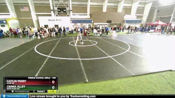 105 lbs Cons. Round 1 - Caitlin Perry, Juab WC vs Cierra Alley, Bear River WC