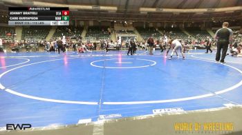 115 lbs Final - Johnny Bratteli, The St James Academy vs Case Gustafson, Miami Wrestling Club
