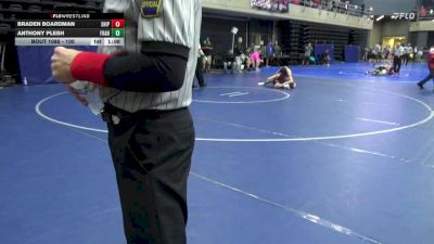 100 lbs Quarterfinal - Braden Boardman, Shippensburg vs Anthony Plesh, Franklin
