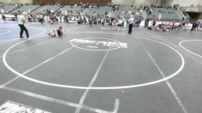 98 lbs 2nd Place - Manny Ayala, Red Wave Wrestling vs West Thompson, Yerington Lions WC