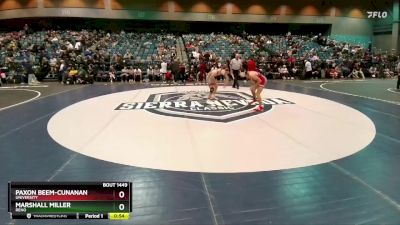 150 lbs Cons. Round 3 - Marshall Miller, Reno vs Paxon Beem-Cunanan, University