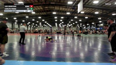 60 lbs Rr Rnd 1 - Ash Henecker, RedNose Wrestling School ES vs Carlito Perez, Ragin Raisins Concord ES