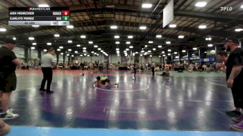 60 lbs Rr Rnd 1 - Ash Henecker, RedNose Wrestling School ES vs Carlito Perez, Ragin Raisins Concord ES