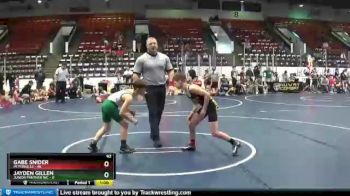 92 lbs Round 3 (4 Team) - Gabe Snider, MI Pitbulls vs Jayden Gillen, Junior Panther WC