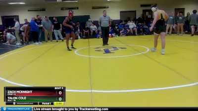 165 lbs Semis & 1st Wb (8 Team) - Zach McKnight, Cass vs Talon Cole, Ola