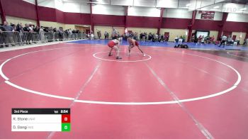 125 lbs 3rd Place - Robert Stone, Unattached vs Dominic Gangi, New England College