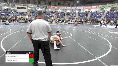 125 lbs Consi Of 8 #2 - Asher Navratil, N/a vs Jon Najera, River View MS