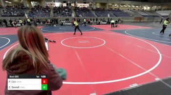 73 lbs Quarterfinal - Pailey Cox, Dumas WC vs Zander Sewall, Conquistadors Wrestling