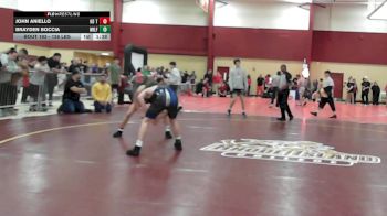 126 lbs Quarterfinal - John Aniello, KD Trained vs Brayden Boccia, Milford,Doughboy