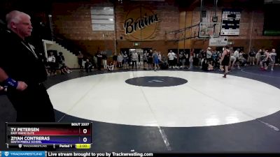 126 lbs Cons. Round 2 - Ty Petersen, East Idaho Elite vs Ziyah Contreras, South Middle School