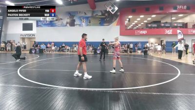 100 lbs Angelo Pifer, Pennsylvania Red vs Paxton Beckett, Washington