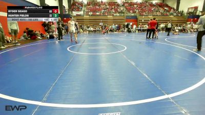 165 lbs Semifinal - Ryder Seago, Owasso High School vs Hunter Fields, Sand Springs HS