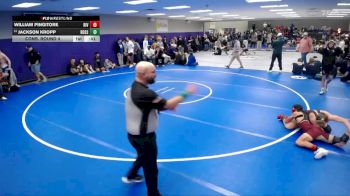 126 lbs Cons. Round 4 - Jackson Kropp, Rossview vs William Pingitore, Riverdale