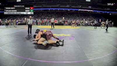 D4-285 lbs Cons. Round 2 - Dylan Gauss, Manchester vs Doug Hoyt, Otisville LakeVille Memorial