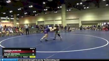 185 lbs Round 2 (10 Team) - Kaylee Nachtigal, Iowa Pin-A-Sarus vs Madison Hazeltine, MXW Purple