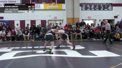 133 lbs Final - Austin Carfley, Bishop McCort vs Joey Bachmann, Faith Christian Acad