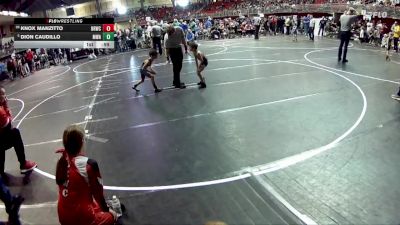 45 lbs Champ. Round 1 - Dion Caudillo, MWC Wrestling Academy vs Knox Manzitto, Big Red Wrestling Club