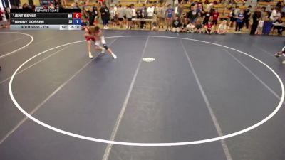 126 lbs Cons. Round 2 - Jent Beyer, MN vs Brody Gossen, SD