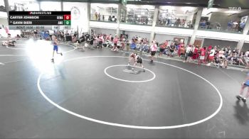 83-90 lbs Champ. Round 1 - Gavin Bieri, Aledo Mercer County vs Carter Johnson, Lincoln Youth Wrestling