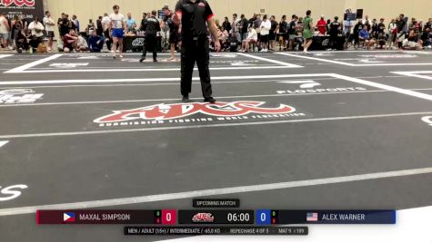 Maxal Simpson vs Alex Warner 2025 ADCC Orlando Open/Youth Trials