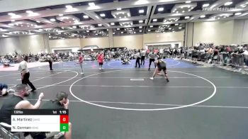 132 lbs Round Of 64 - Anthony Martinez, Oakdale vs Nicholas Gorman, Boneyard Wr Ac