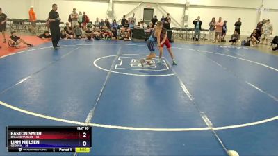 102 lbs Placement Matches (8 Team) - Easton Smith, Oklahoma Blue vs Liam Nielsen, Georgia