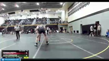 152 lbs Champ. Round 2 - Kameron Mikesell, Webo Wrestling Club vs Justin Harrington, Daleville Broncos Wrestling Club