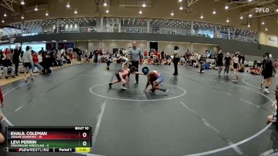 80 lbs Round 4 (6 Team) - Khalil Coleman, Jaguar Warriors vs Levi Perrin, Crossroads Wrestling