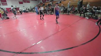 85-98 lbs Round 5 - Maverick Solis, Rough House vs Patton Hall, Corona 100