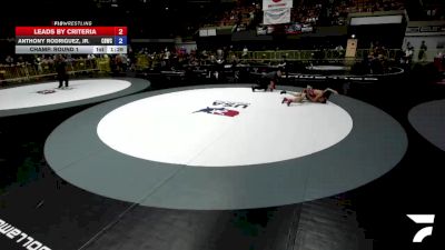 110 lbs Champ. Round 1 - Enzo Tafoya, Outlaw Wrestling vs Anthony Rodriguez, Jr., Church Boyz Wrestling Club