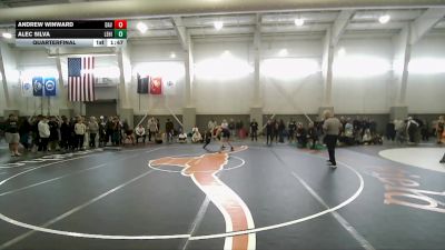 132 lbs Quarterfinal - Alec Silva, Lehi vs Andrew Winward, Davis